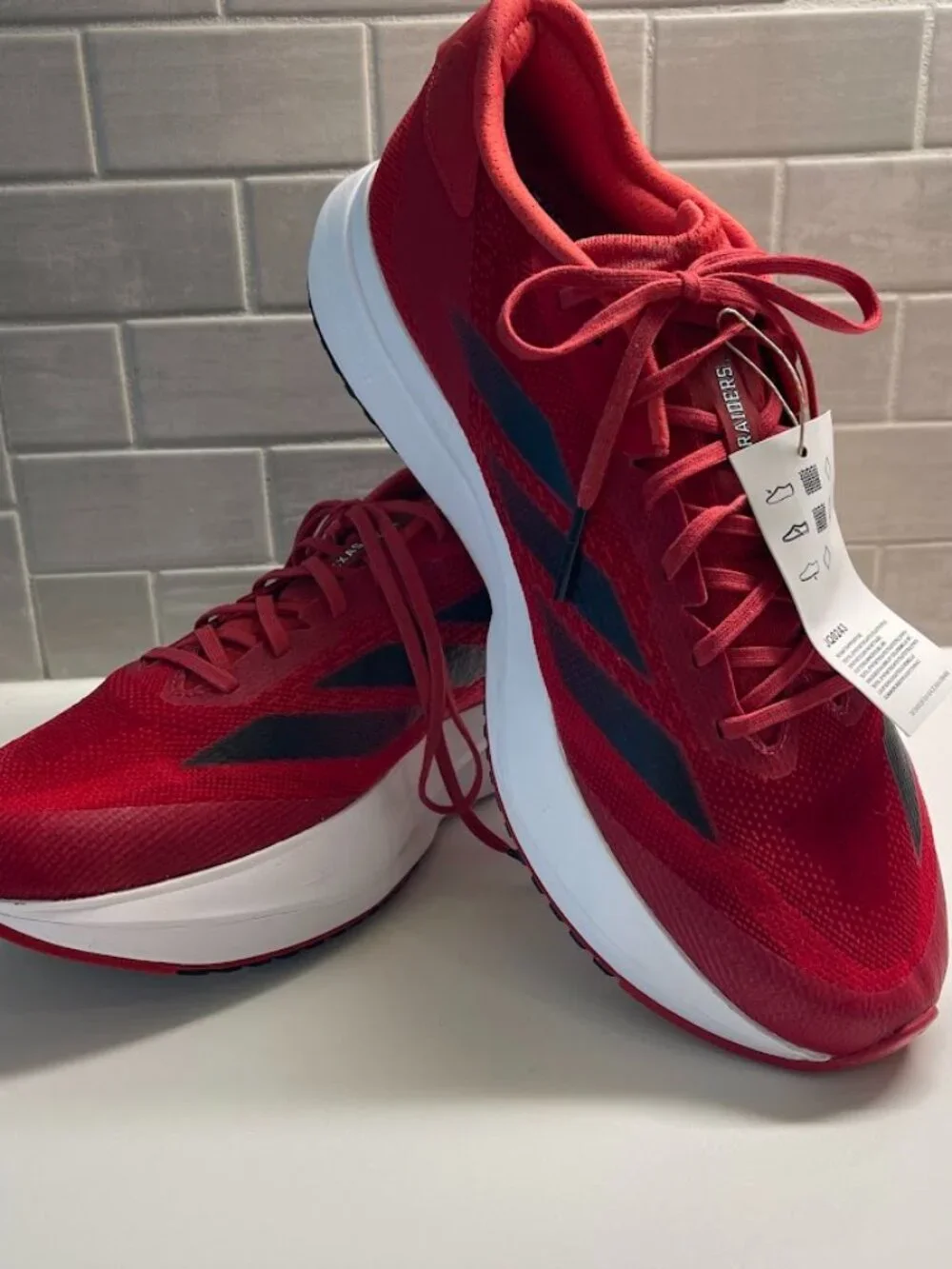 Unisex adidas Size 11/12 Red Texas Tech Red Raiders Adizero Sl2 Running Shoes